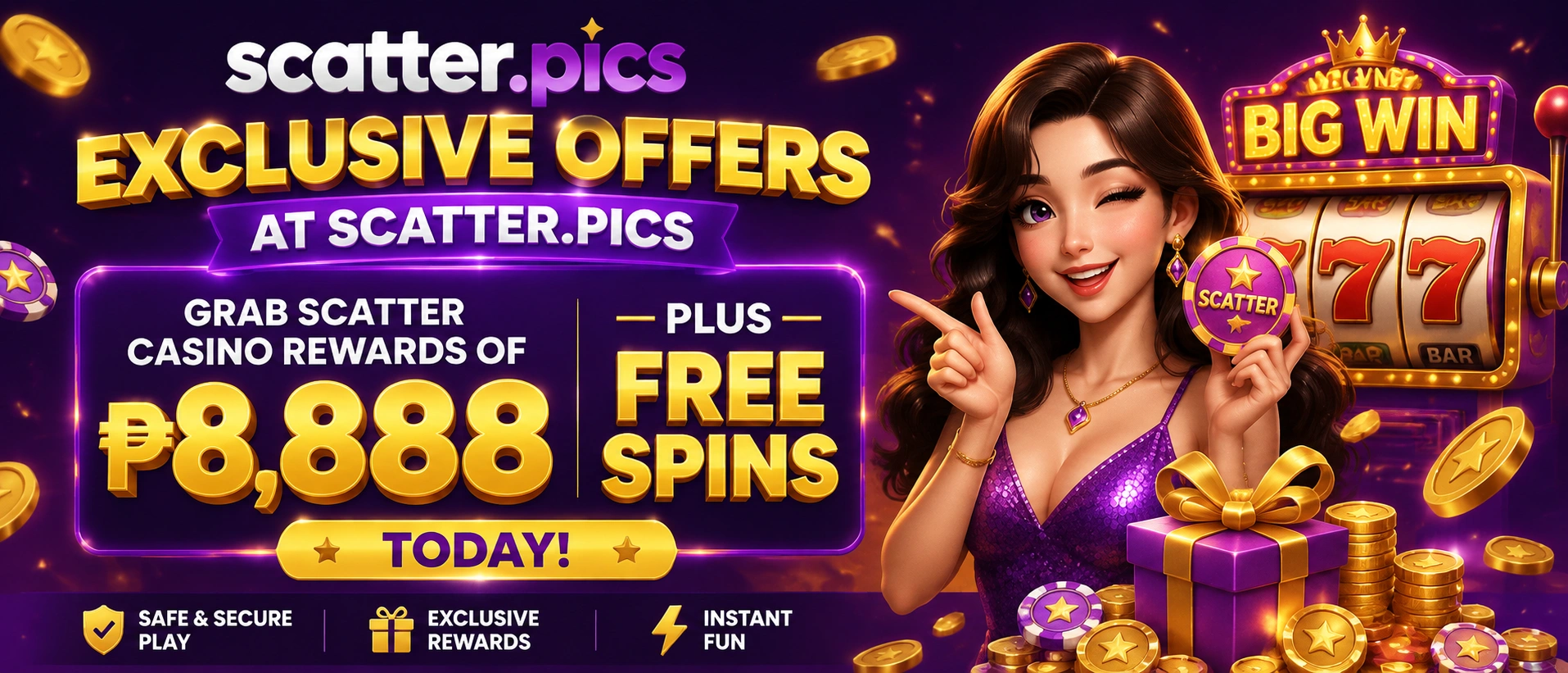 scatter promotion banner